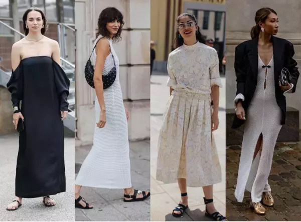 「快適なのに女っぽ」がキーワード。昼も夜もOKなフラットサンダルでつくるレディなサマースタイル