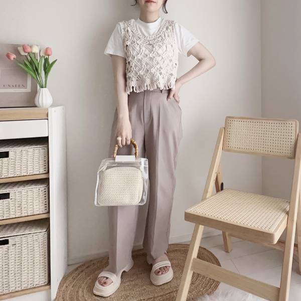 合わせやすすぎるッッ！！しかも「履き心地が抜群」♡【SHEIN】の手放せない“ホワイトサンダル”コーデ4選