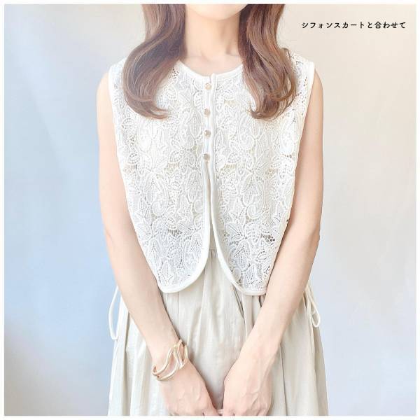 「ほんまに可愛くて大好き」「お値段以上」と大好評♡【しまむら】「見つけたら買い」な“ノースリトップス”2選