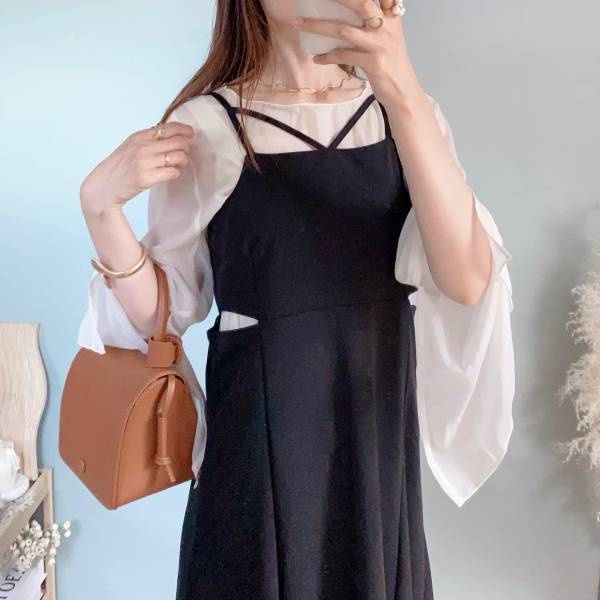 即『売り切れ』！？「とっっっても可愛い」【しまむら】「トレンド感」たっぷり“ワンピ＆ジャンスカ”集