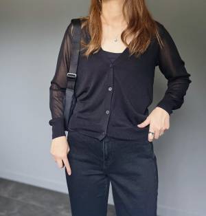 『値下げ』に超感謝ぁぁぁ（泣）【ユニクロ】こりゃ、大活躍だッ♡ 上品「シアーカーデ」