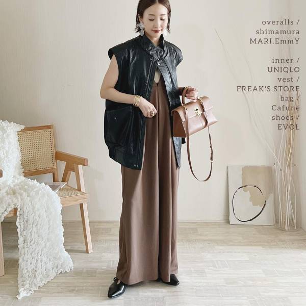 「シルエットめちゃ綺麗♡」 【しまむら】しまラーもガチでハマってる♡「激かわサロペ」