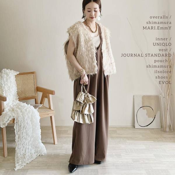 「シルエットめちゃ綺麗♡」 【しまむら】しまラーもガチでハマってる♡「激かわサロペ」