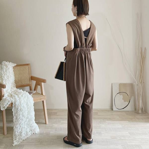 「シルエットめちゃ綺麗♡」 【しまむら】しまラーもガチでハマってる♡「激かわサロペ」