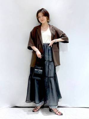 秋までスタメン決定♡【ローリーズファーム】羽織るだけで大人っぽ！「最旬ジャケット」