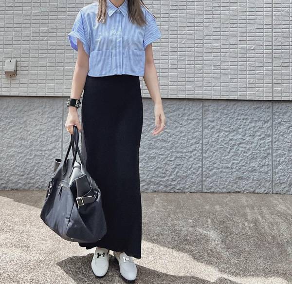 〈今夏も大流行中〉今っぽさ、全開♡「ショート丈トップス」