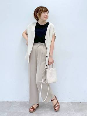 「着回し力最強」って！！ 【グローバルワーク】店員さんも高評価♡「垢抜けベスト」