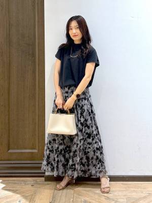 「好印象」ってこういうこと♡【グローバルワーク】大人に似合う「チュールスカート」