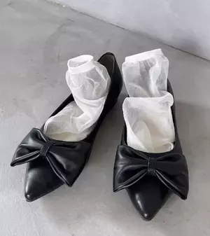 この可愛さ罪！絶対に買いたい♡【リボンパンプス】