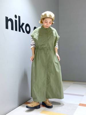 このミリタリー感、たまらんッ♡ 【niko and…】着回し力抜群！ 「2WAYワンピース」