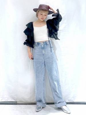 着回し力たッッか♡【ローリーズファーム】1着あるだけで大活躍！「フリルボレロ」