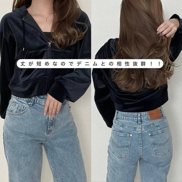 「最高」すぎて「2色買い」！「めちゃめちゃ可愛い…♡」【GU】「秋に大活躍」の”ベロアトップス”2選