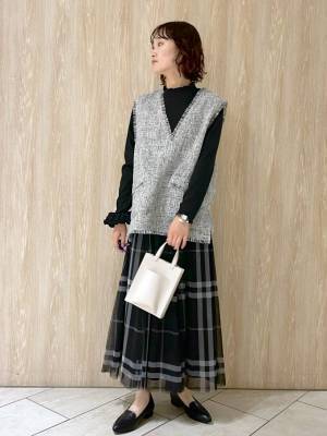 可愛さレベルMAX！！【グローバルワーク】秋にも使える♡「チェック柄スカート」