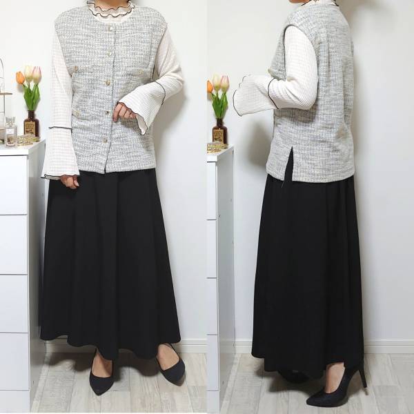 『1419円』はマジ衝撃！！「GETして」大正解！！【しまむら】「今季注目」“ツイードベスト”紹介