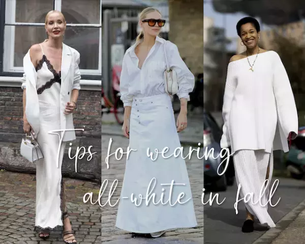 「秋もやっぱり白が着たい！」海外ファッショニスタに学ぶ秋に着るホワイトコーデ5選