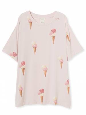 ハイ！ 爆モテ服に認定です♡【ジェラートピケ】可愛さ重視なら断然！「ピンクTシャツ」