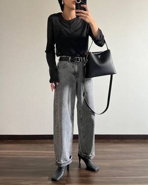 「クオリティ最高ッ！！」【GU】ゆるっと感が今っぽ♡「最旬バギージーンズ」