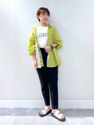 この値下げは見逃せんッ！！【グローバルワーク】サッと羽織ってこなれ見え♡「シアーシャツ」