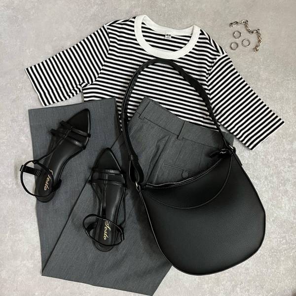 『グレー』は即買い必須！！【ユニクロ】イロチで欲しい！「タックワイドパンツ」