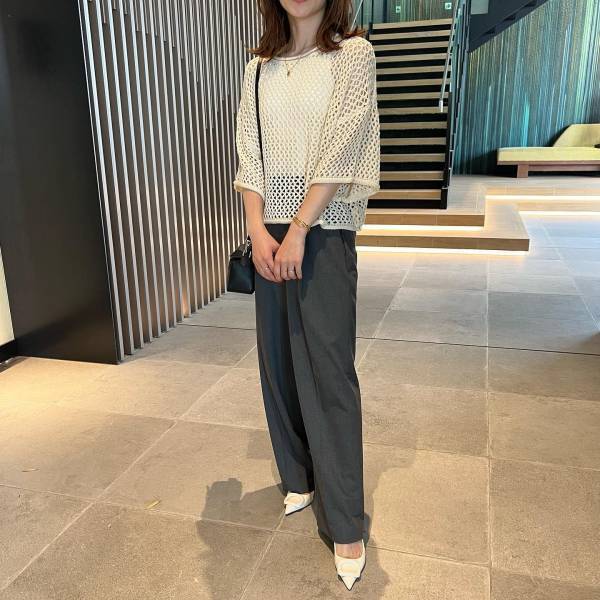 『グレー』は即買い必須！！【ユニクロ】イロチで欲しい！「タックワイドパンツ」