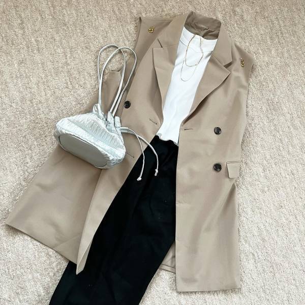 週7で着たいッ！！【GU】夏→秋で長ーく着回せる♡「優秀ベスト」知ってる？