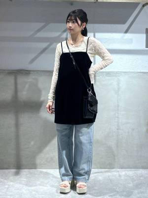 ヘビロテ確実でしょ！！【ローリーズファーム】体型カバーにも◎「大優勝キャミチュニック」