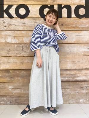 人気商品が＜再販＞決定って！！【niko and…】ぽわん袖が可愛い♡「ボーダートップス」