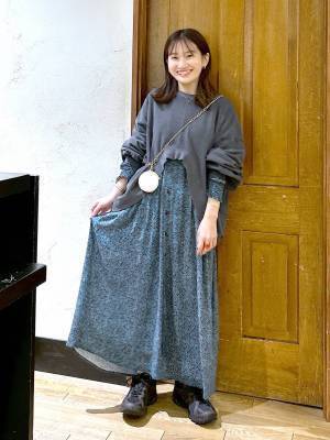 全方位カワイイッ♡ 【niko and…】いい女度、爆上がり！ ゆったり「秋色ワンピ」