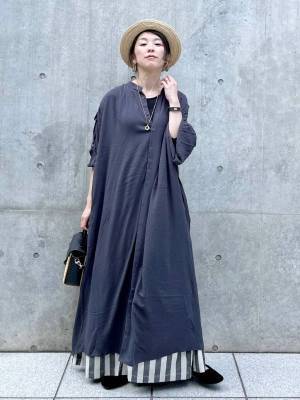 全方位カワイイッ♡ 【niko and…】いい女度、爆上がり！ ゆったり「秋色ワンピ」