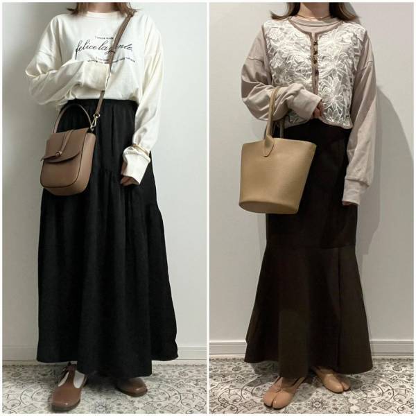 ＜1089円には見えない＞「丈感」かわいすぎない？♡【しまむら】「本当に高見え」な“ロンT”紹介