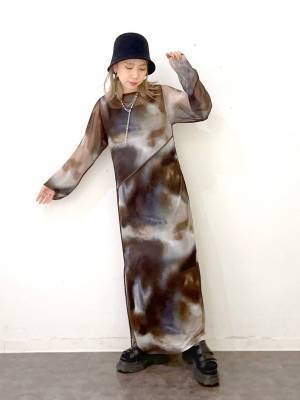 センス爆発してるわッ！！【JEANASIS】大人っぽい透け感にグッとくる♡「着回し力抜群ワンピ」