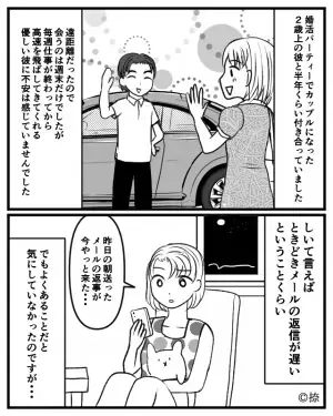 遠距離でも会いにくる誠実な彼氏！…のはずだった。⇒ある日彼の発言に『辻褄の合わない部分』を発見してしまい…事態は急変！