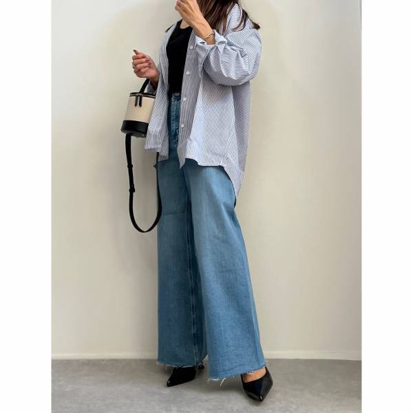 「今年も人気」で「一年中穿ける」！！【ZARA】「低身長でも」穿ける”ワイドデニム”の着回しコーデ