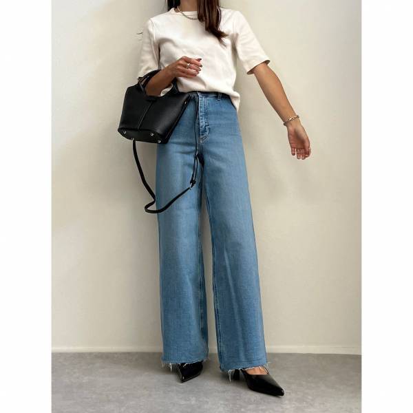 「今年も人気」で「一年中穿ける」！！【ZARA】「低身長でも」穿ける”ワイドデニム”の着回しコーデ