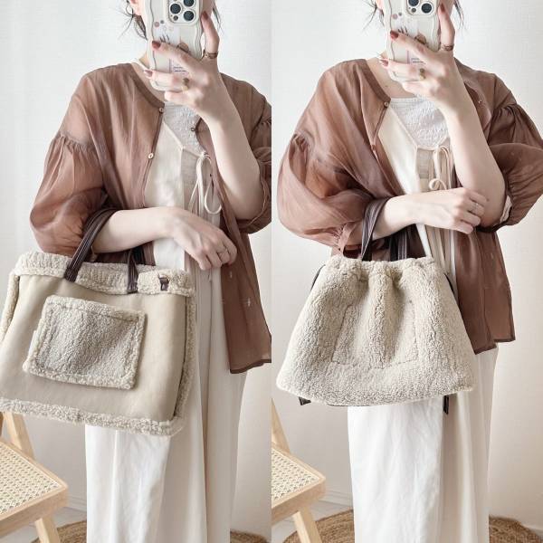 ＜なんと4色展開＞しかも、2WAYなの！？【しまむら】talbyyumiの”もこもこバッグ”が万能すぎる！