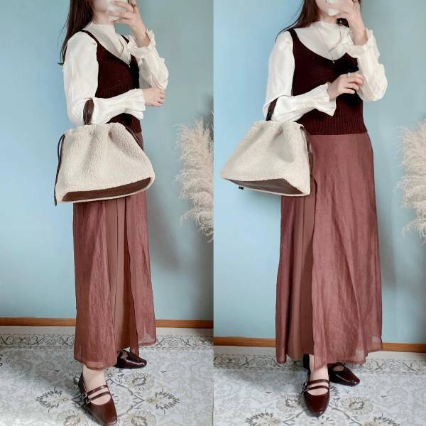 可愛すぎて「心臓鷲掴み」♡♡【しまむら】「開店アタック」した“リバーシブルのボアバッグ”紹介