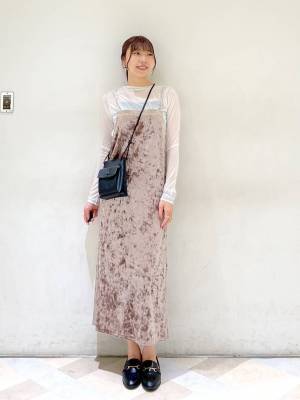 買わない選択肢、ないでしょ♡【ローリーズファーム】一気に秋っぽ♡「新作キャミワンピ」