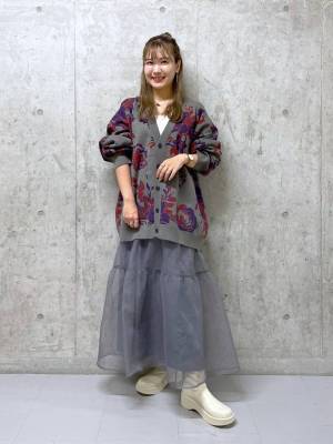 本気で可愛いんだが！？【ローリーズファーム】1点投入でモテオーラ爆発♡「今っぽスカート」