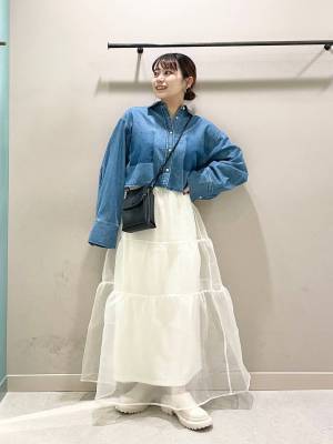 本気で可愛いんだが！？【ローリーズファーム】1点投入でモテオーラ爆発♡「今っぽスカート」