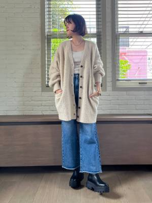 今季試したい！あざと可愛い♡【だぼっとカーデ】を使った「秋モテコーデ」