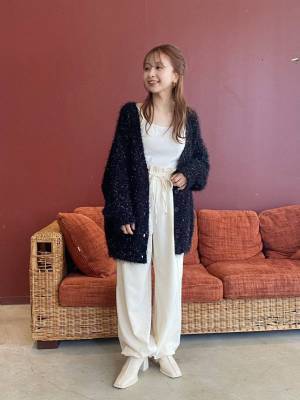 これが『あざと可愛い』ってやつか。【ローリーズファーム】ふわふわ感がたまらん！「シャギーカーデ」