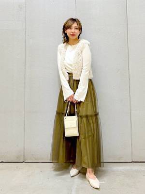 羽織るだけで主役級♡【ローリーズファーム】ロングシーズン楽しめる！「優秀ファーベスト」