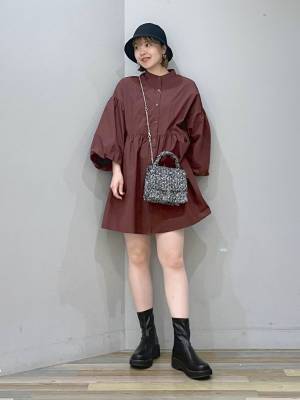 1枚でめっちゃ使えるじゃん！！【ローリーズファーム】ふんわり可愛い♡「チュニックワンピ」