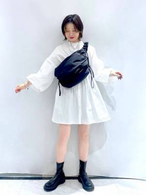 1枚でめっちゃ使えるじゃん！！【ローリーズファーム】ふんわり可愛い♡「チュニックワンピ」