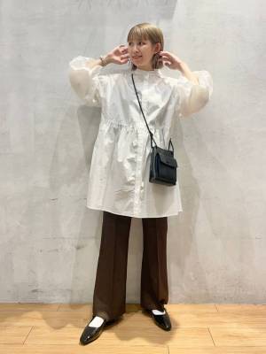 1枚でめっちゃ使えるじゃん！！【ローリーズファーム】ふんわり可愛い♡「チュニックワンピ」