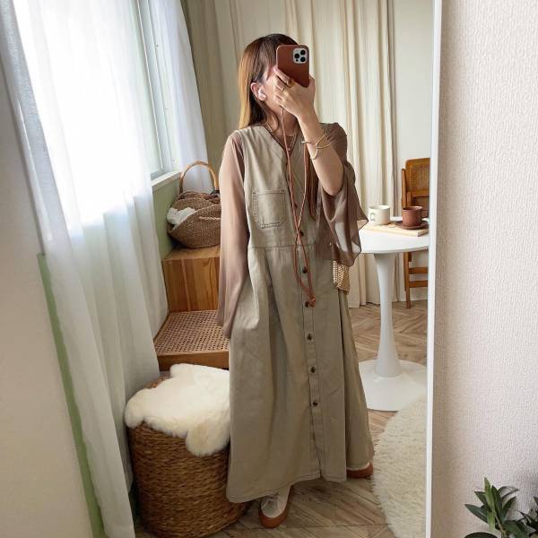 お値段以上に可愛い♡【しまむら】大至急買い足したい！「淡色ワンピ」