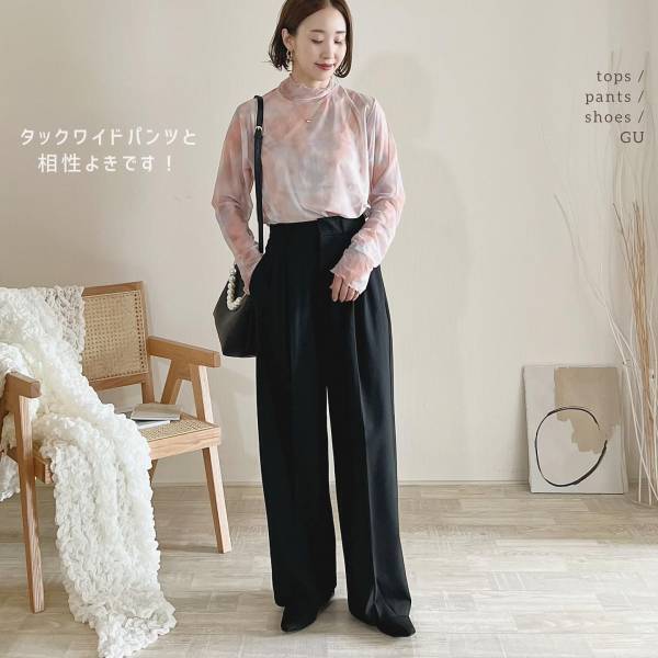 可愛すぎて「うれしい驚き」「3色」揃えた！！【GU】一気に秋っぽ『シアートップス』配色がオシャレ♡