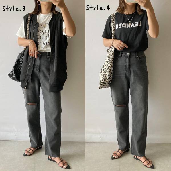 秋は「グレー」がアツい…！【しまむら】”グレーデニム”でカジュアルな大人きれいめコーデ