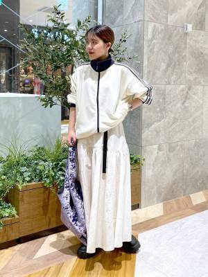 やっぱ『ホワイト』が最強カラー！【JEANASIS】サイズ調整OK◎ 激かわ「白スカート」