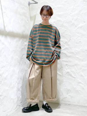 やっぱボーダー無敵では！？【niko and …】こだわりのカラーバリエに注目♡「BIGロンTシャツ」